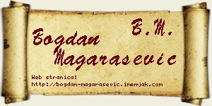 Bogdan Magarašević vizit kartica